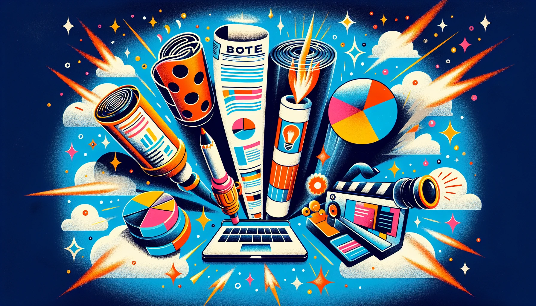 Illustration of content formats
