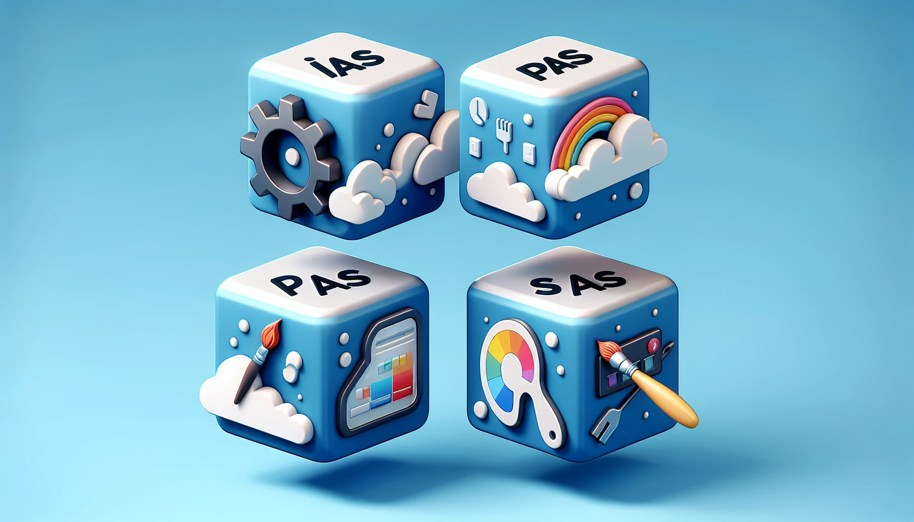 Comparison of IaaS, PaaS, and SaaS