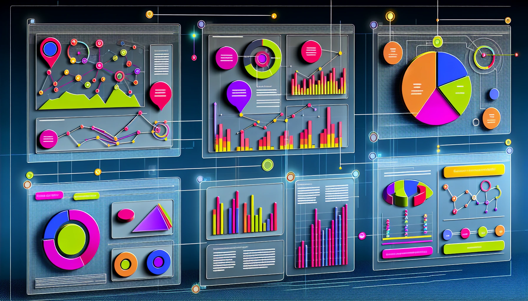 Interactive dashboard displaying data storytelling in action